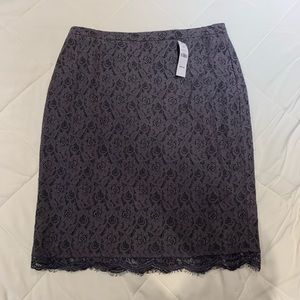 Jacob Grey Lace Skirt